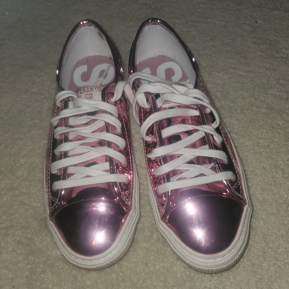 Superdry Metallic Pink Sneakers